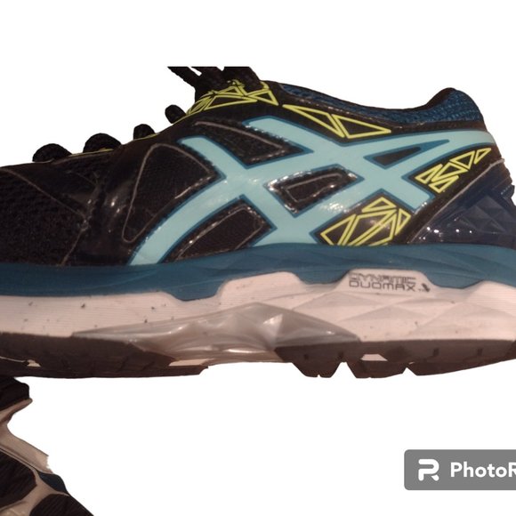 Asics GT2000 4 Women's Running Shoes Dynamic Duomax Athletic Black/Teal Size 6.5 - Picture 6 of 11